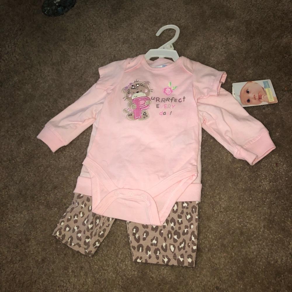 Vitamins Baby Pink Matching Set With Jacket